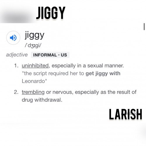 Larish listen - Jiggy