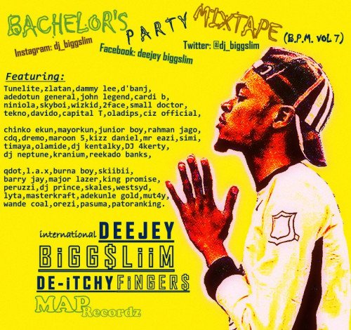 Dj BiggSlim_de-itchy fingers - Bachelor's Party Mixtape